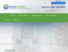 Tablet Screenshot of intrahealth.net