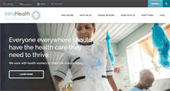 Desktop Screenshot of intrahealth.org